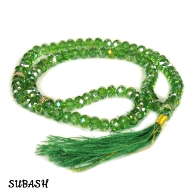 Picture of Green Shining Tasbeeh For Muslim(100 Beads)