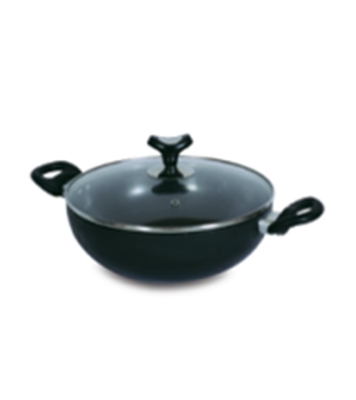 Buy TPR NS Glamour Karai With Lid IB (Ash)- 28cm Online