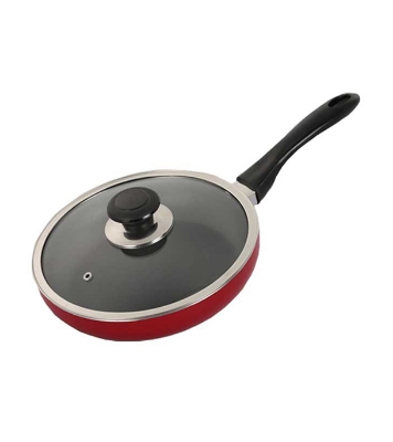 Buy TPR NS Glamour Fry Pan With Lid IB (Ash)-28cm Online