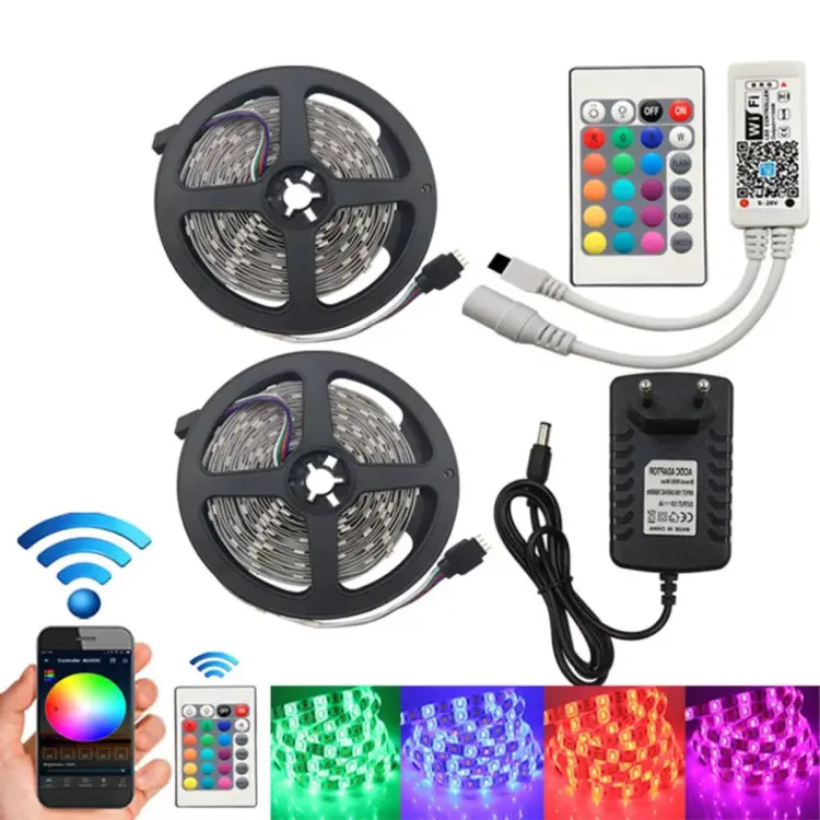 Picture of Waterproof Rgb Remote Control Led Strip Light - Rgb Led Strip Light - rgb light