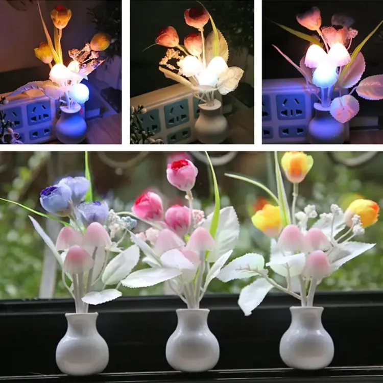 Picture of Romantic mushroom or mushroom light as dream light-light