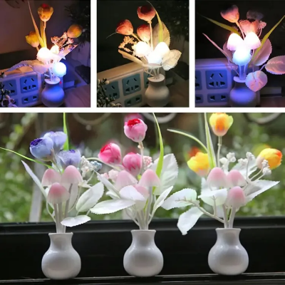 Picture of Romantic mushroom or mushroom light as dream light-light