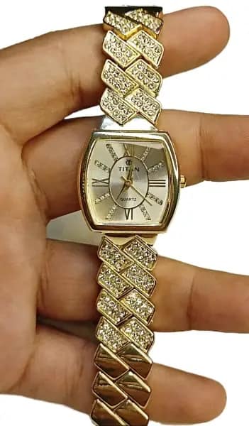 Buy  Elegant Full Diamond Quartz Wristwatch For Ladies Ans Girls at Best Price In Bangladesh