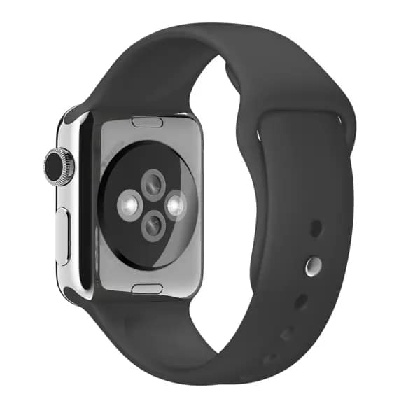 Picture of Lereach For 42 44 45 49mm Apple Watch Strap Solid Monochrome Annular Sports Silicone Strap
