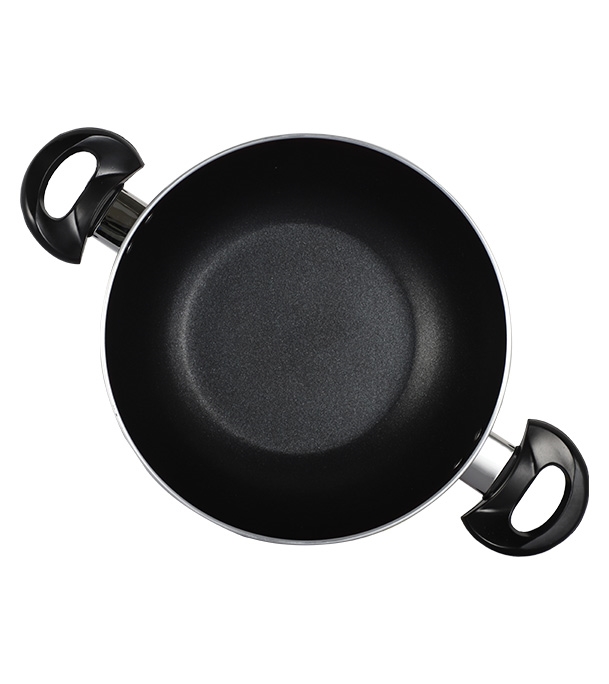 Picture of TOPPER Nonstick Glamour Deep Fry Pan With Lid (Red) 28 cm Induction Bottom