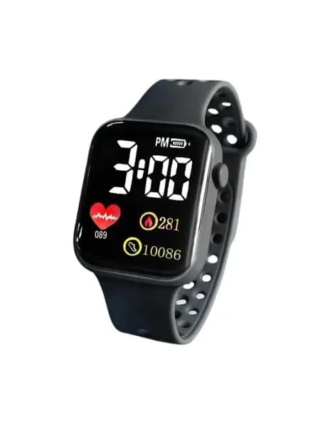 Buy  Digital Fashionable Luxury Silicon Belt Watch  for Women at Best Price In Bangladesh