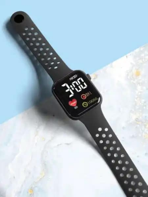 Buy  Digital Fashionable Luxury Silicon Belt Watch  for Women at Best Price In Bangladesh