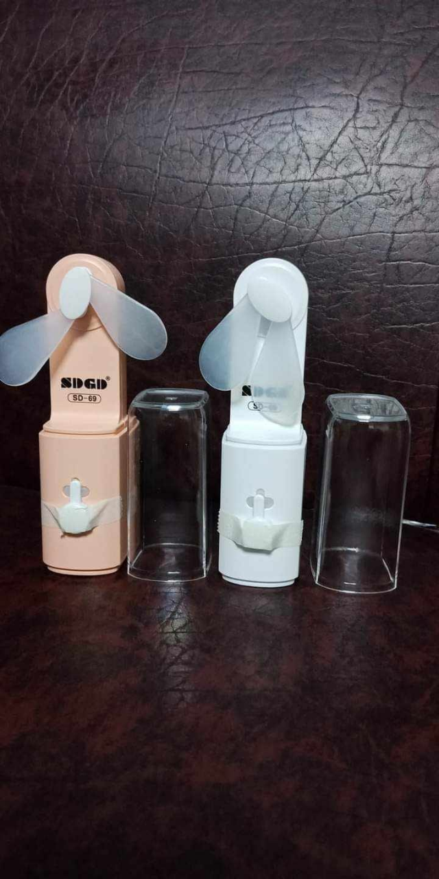 Picture of Mini USB Rechargeable Powerful Fan Foldable wing with Torch and Flashlight 