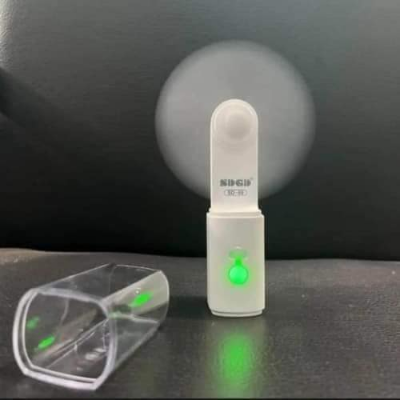 Picture of Mini USB Rechargeable Powerful Fan Foldable wing with Torch and Flashlight 