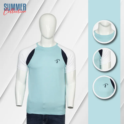 Buy Premium Quality Soft & Comfortable China Mesh Fabric Half Sleeve T-Shirt For Men at Best Price in Bangladesh