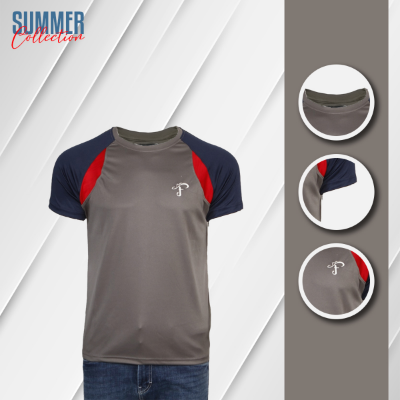 Buy Premium Quality Soft & Comfortable China Mesh Fabric Half Sleeve T-Shirt For Men at Best Price in Bangladesh