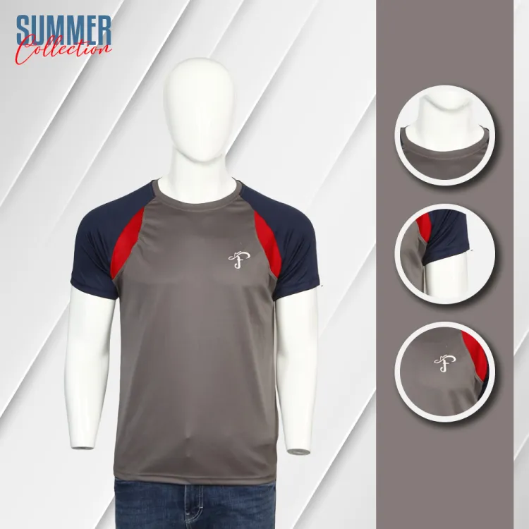 Buy Premium Quality Soft & Comfortable China Mesh Fabric Half Sleeve T-Shirt For Men at Best Price in Bangladesh
