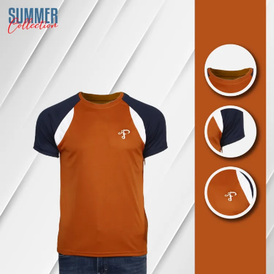 Buy Premium Quality Soft & Comfortable China Mesh Fabric Half Sleeve T-Shirt For Men at Best Price in Bangladesh