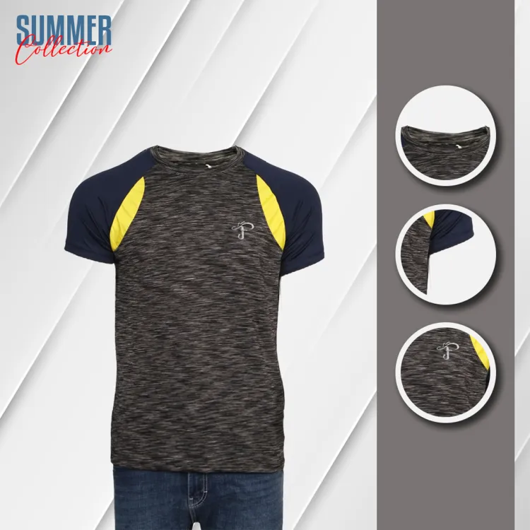 Buy Premium Quality Soft & Comfortable China Mesh Fabric Half Sleeve T-Shirt For Men at Best Price in Bangladesh