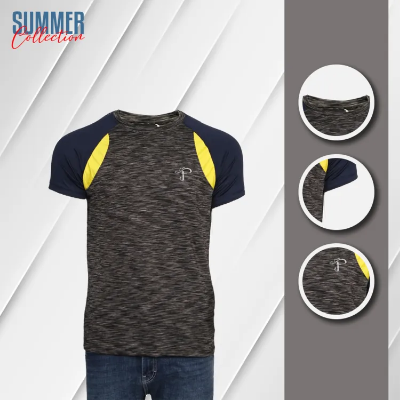 Buy Premium Quality Soft & Comfortable China Mesh Fabric Half Sleeve T-Shirt For Men at Best Price in Bangladesh