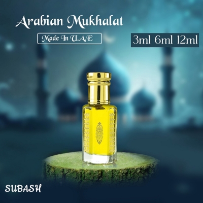 Picture of Arabian Mukhalat Made In U.A.E Premium Natural Arabian long lasting attar for man and Women  3ml
