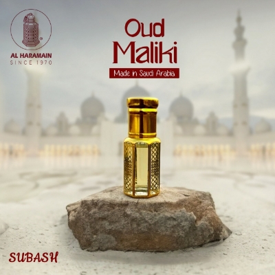 Picture of Al HaaramainOud Maliki Exclusive Premium Arabian Attar for Men 6ml