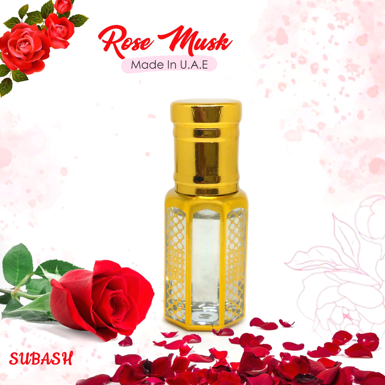 Picture of Rose MuskMade in Dubai U.A.EExclusive Premium Attar 6ml