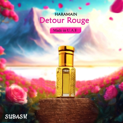 Picture of Detour Rouge Made in UAE Exclusive Premium Natural Long Lasting Rose Attar For Man And Women 6ml