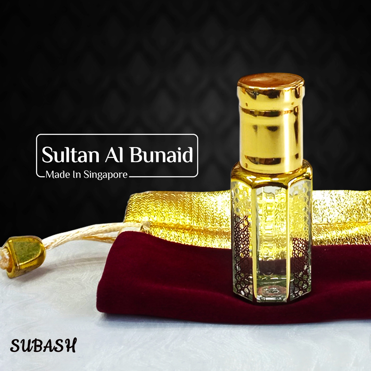 Picture of Sultan Bunaid: Exclusive Premium Modern Attar For Men Singapore Edition Ator 12ml