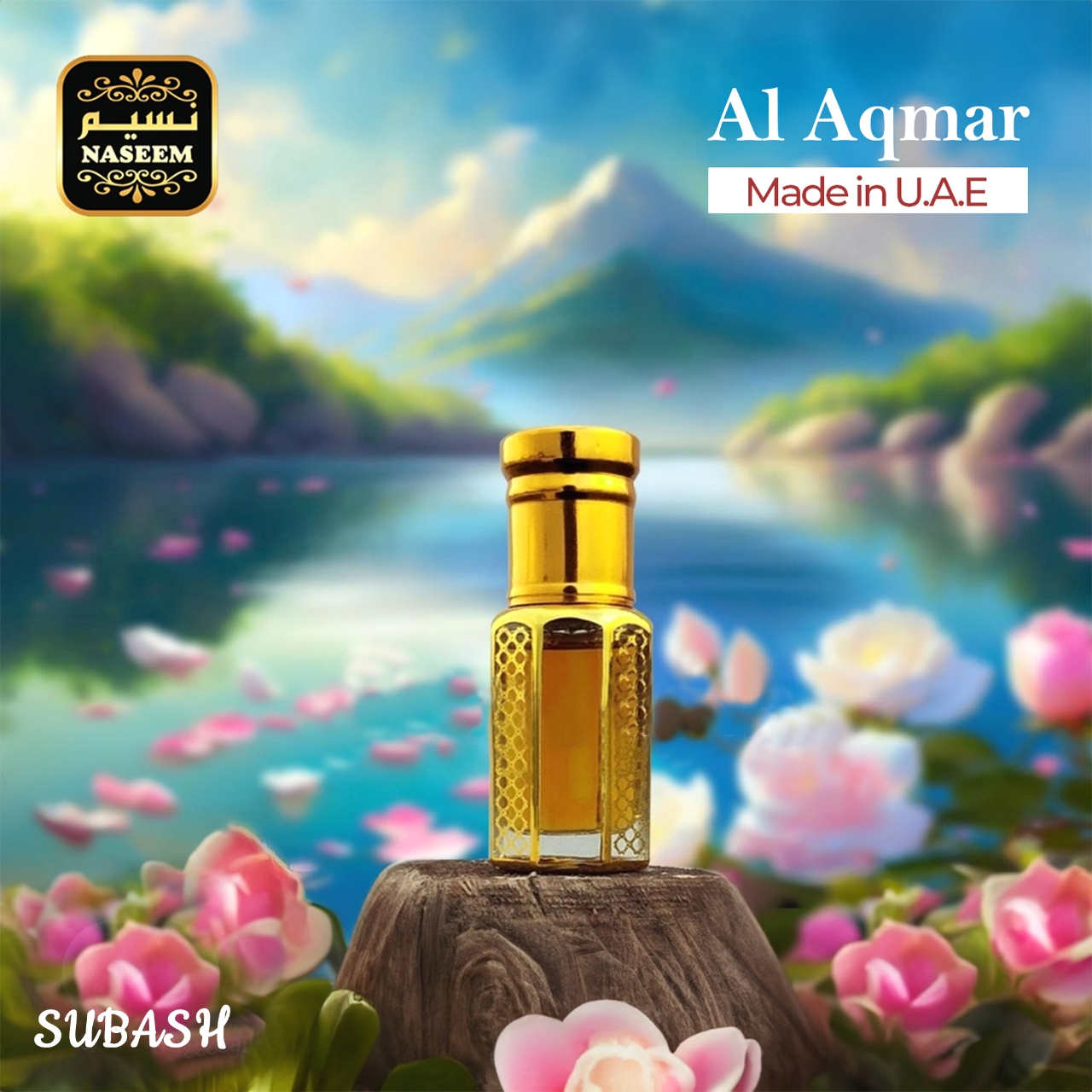 Picture of Naseem: Al AqmarPremium Arabian Attar For Men & Women Made in U.A.E , , 12ml