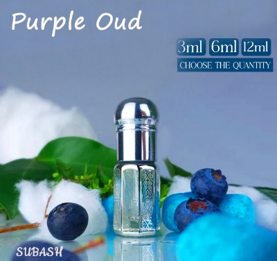 Picture of Almas Purple Oud–Where Enchantment Meets PlayfulnessExclusive Premium Attar For Men  12ml
