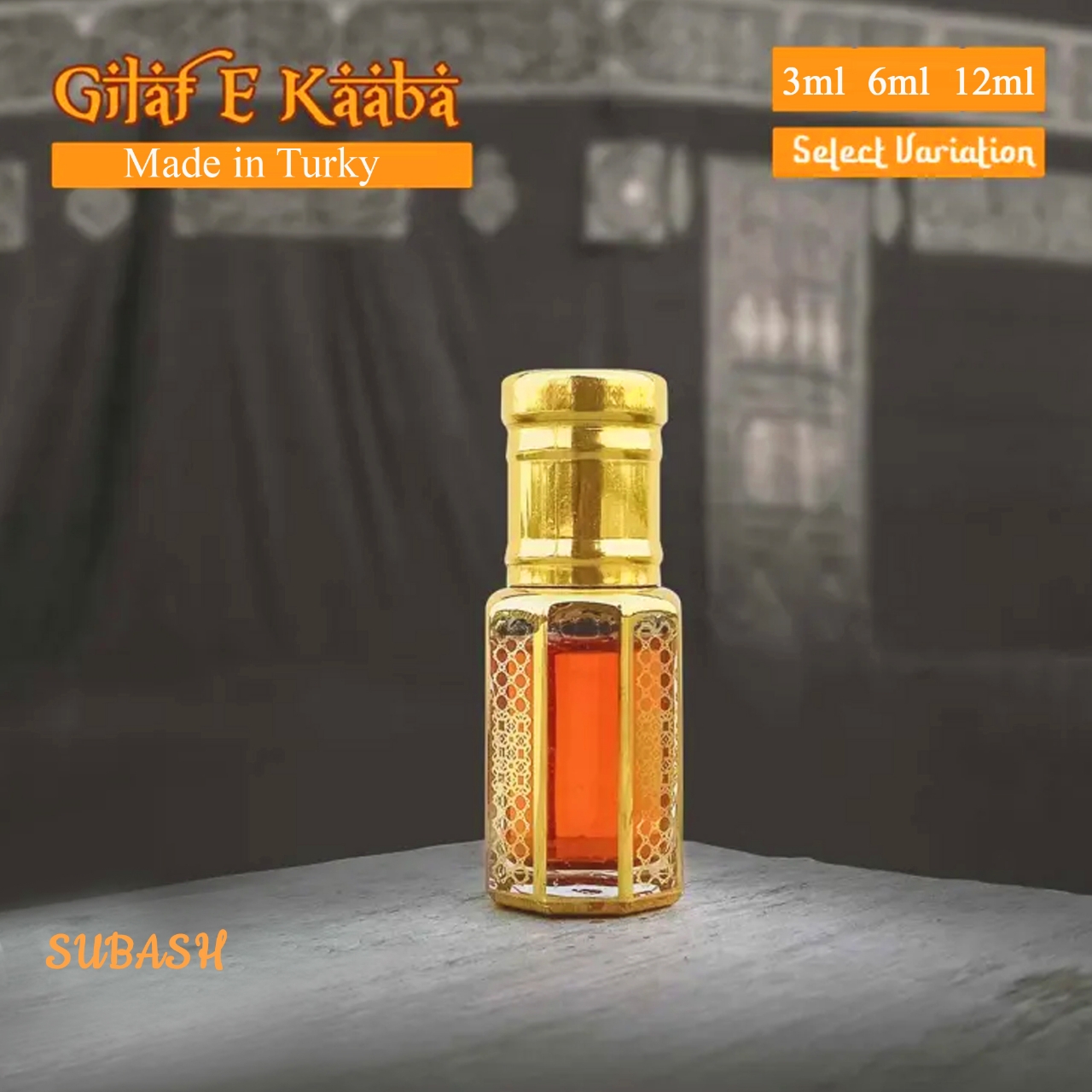 Picture of Gilaf E KaabaMade In TurkeyPremium Holy Arabic Attar For Men  30ml