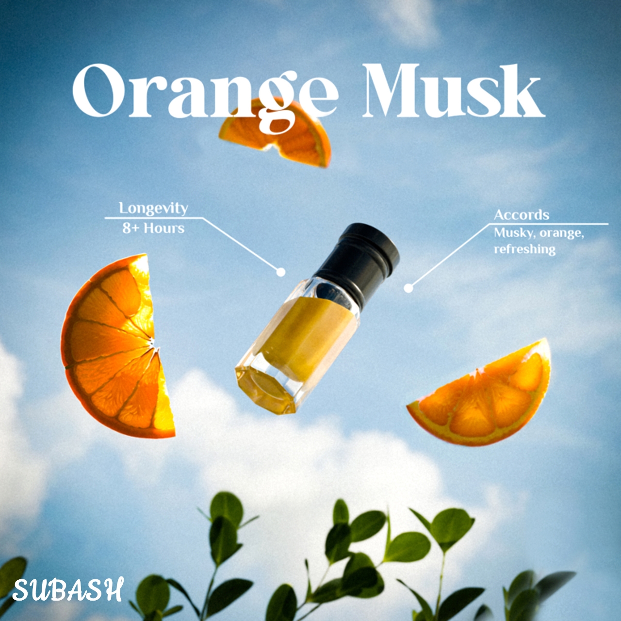 Picture of Orange MuskMade in FranceExclusive Premium Attar For Men& Women 30ml