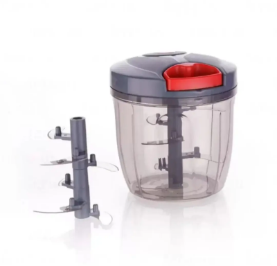 Large Handy and Compact Chopper for Kitchen Handy Quick Cutter, 3  Blades Stainless Steel-900ml 