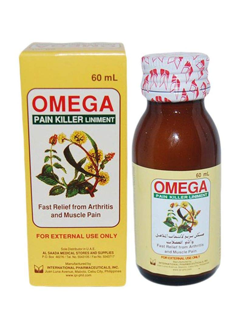 Buy OMEGA Pain Killer Balm Relief Liniment Oil for Arthritis and Muscle Pain 60ml at Best Price In Bangladesh