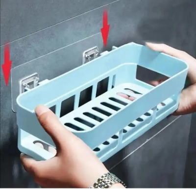 1 Piece Plastic Suction Cup Bathroom Corner