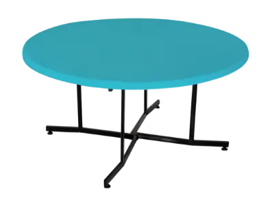 Picture of Flexo Round Table 10 Seated - Tulip Green