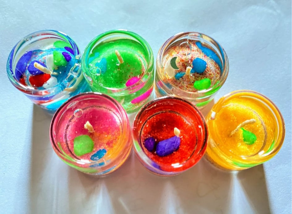 Buy Jelly candle multicolor 6 pcs  at Best Price in Bangladesh