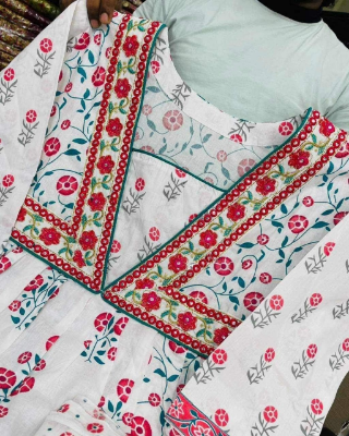 Picture of Women frock (3 pice ) Casual Dress Lady Solid Print Spring Summer multicolor Elegant Vestidos