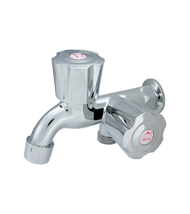 Picture of BIB Cock(CH)-Thread 2 IN 1 Wall Tap