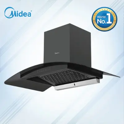 Midea 90V11 36 Inch Kitchen Chimney with strong air suction and thermal auto clean Tecnology