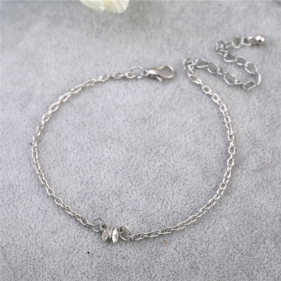 Picture of Modern female Anklets Bracelets gold Color chain butterfly Leg simple Bracelets Anklet Foot Chain For Female Wedding Gifts