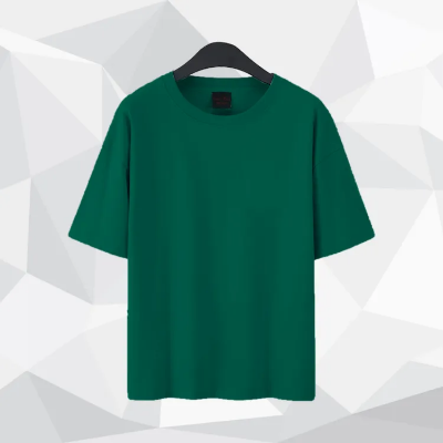 Buy Bottle Green Color Drop Shoulder With Pocket T-Shirt For Men Online at Best Price in Bangladesh