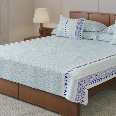 Picture of Regal Bed Sheet- Empire Blue