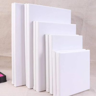 Picture of White Blank Canvas Artist Canvas Board Wooden Painting Combo Pack 4x 4/5x/6x6 -3 Pieces