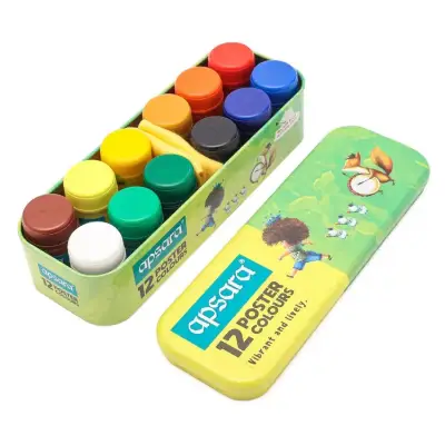 Picture of Apsara Poster Colour - 12 Colours - Water Color