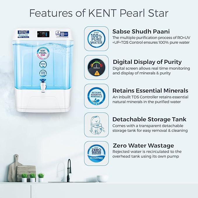 Buy KENT Pearl Star RO Water Purifier at Best Price In Bangladesh