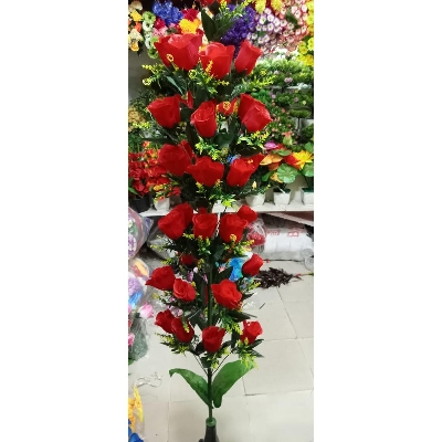 Picture of Artificial Plastic Plant Tree - Rose plant Long - Home Decoration Item - Home Decoration Item - artificial flower