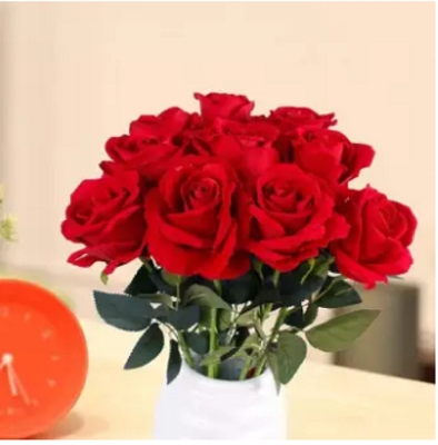 Picture of Artificial Flower Home Decoration Rose Bouquet Flower - No Vase
