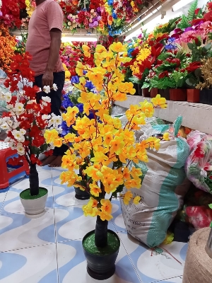 Picture of Artificial Plastic Plant Tree  - Long