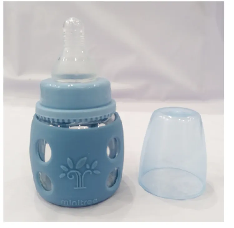 Picture of Minitree feeding glass bottle feeder for babies