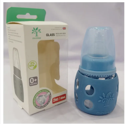 Picture of Minitree feeding glass bottle feeder for babies