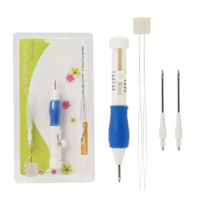 Picture of Magic Embroidery Pen Punch Needles, 3 Sizes Adjustable Punch Needle Stitching Kit Rag Yarn Needle Embroidery Pen Felting Thread Reader Needles For Beginners