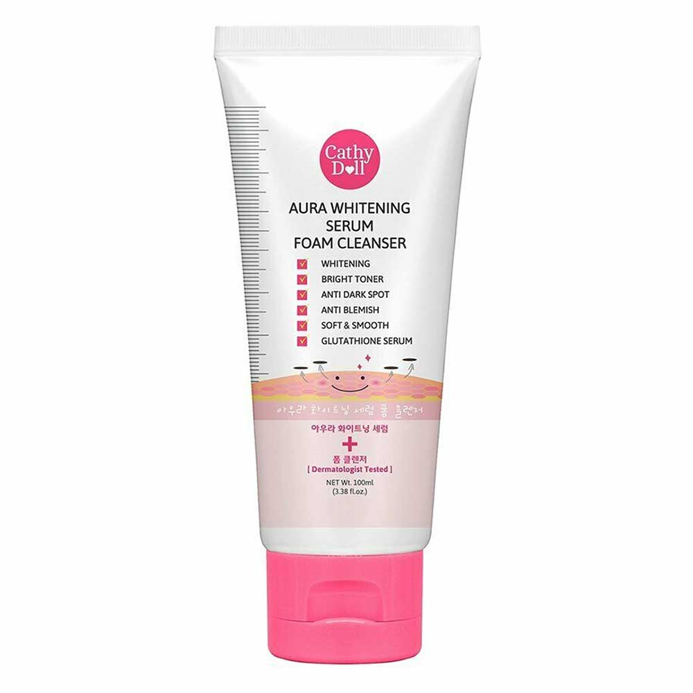 Buy Cathy Doll Aura Whitening Serum Foam Cleanser 100ml at Best Price In Bangladesh