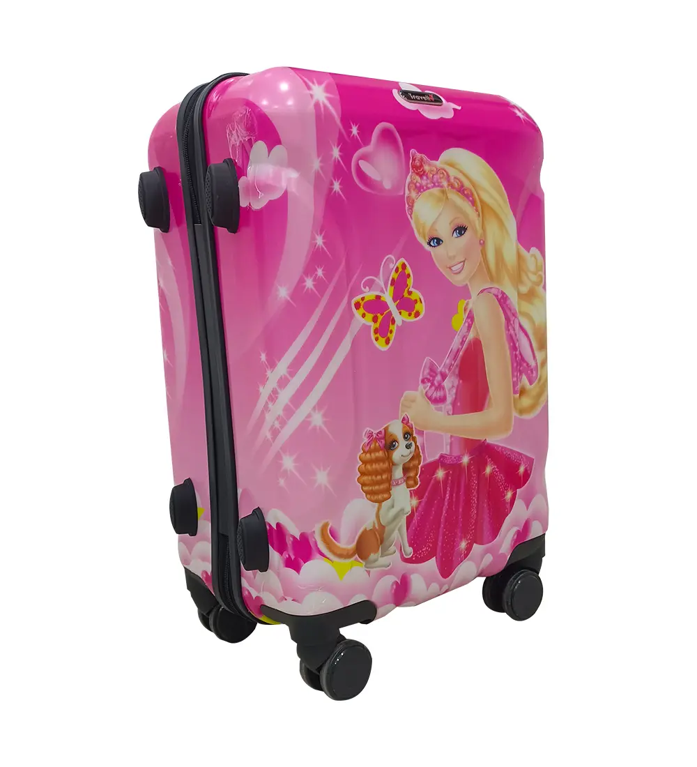 Picture of Travello Barbie 500mm 20" Unbreakable Body More Capacity Water Resistant Aluminum PLain Luggage/Trolley/Hardtop Barbie